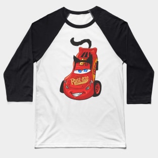 Cat Car Kachow Baseball T-Shirt